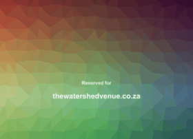 thewatershedvenue.co.za