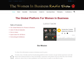 thewomeninbusinessradioshow.com