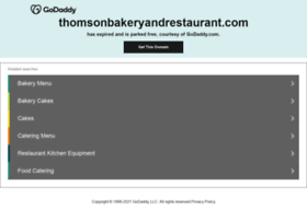 thomsonbakeryandrestaurant.com