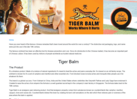 tigerbalm.info