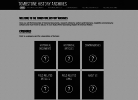 tombstonehistoryarchives.com
