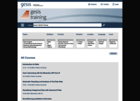 training.gesis.org