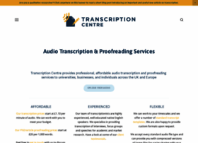 transcriptioncentre.co.uk
