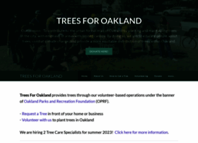 treesforoaklandflatlands.org