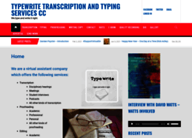 typewritetranscription.co.za