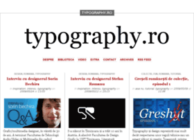 typography.ro
