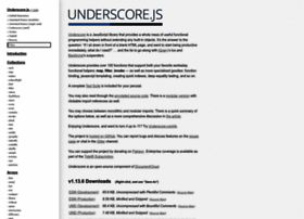 underscorejs.org