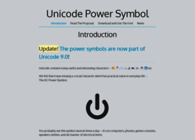 unicodepowersymbol.com