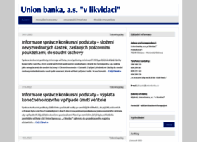 unionbanka.cz