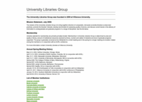 universitylibrariesgroup.org