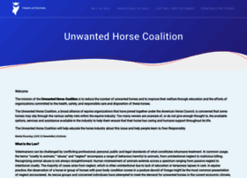 unwantedhorsecoalition.org
