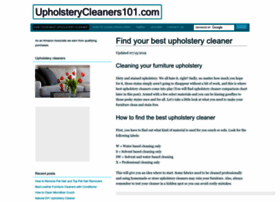 upholsterycleaners101.com