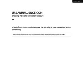 urbaninfluence.com