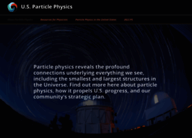 usparticlephysics.org
