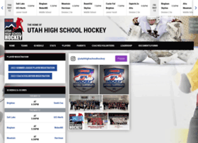 utahhighschoolhockey.com