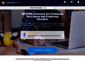 vacontractortraining.com