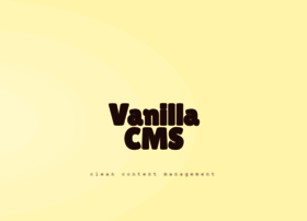vanilla-cms.org