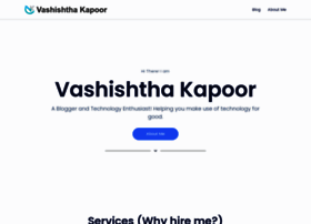 vashishthakapoor.com