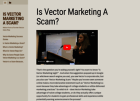 vectormarketingscam.com