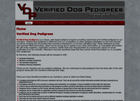 verifieddogpedigrees.net