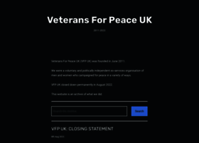 veteransforpeace.org.uk