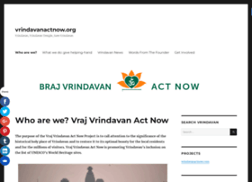 vrindavanactnow.org