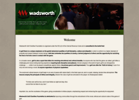 wadsworthgolffoundation.org