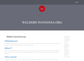 waldorf-pannonia.org