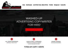 washedupcopywriter.com