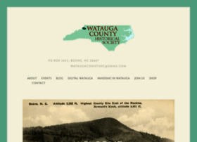 wataugacountyhistoricalsociety.org