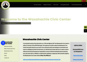 waxahachieciviccenter.org