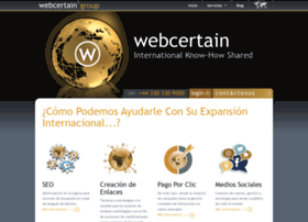webcertain.es