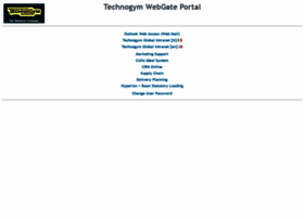 webgate.technogym.com