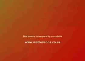 weblessons.co.za