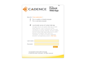 webmail.cadenceinc.com