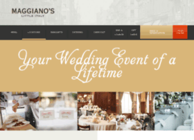 weddings.maggianos.com