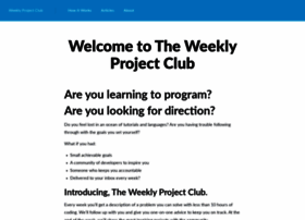 weeklyproject.club