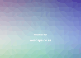 wescape.co.za