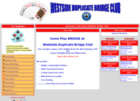 westsideduplicatebridgeclub.org