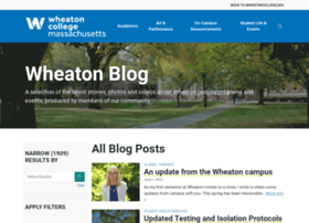 wheatoncollege.blog