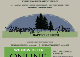 whisperingpinesbaptist.org