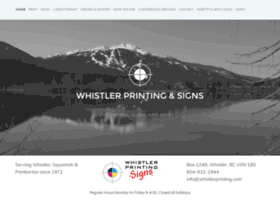 whistlerprinting.com