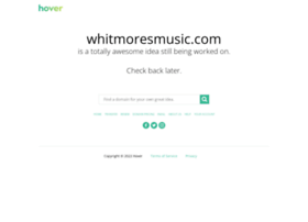 whitmoresmusic.com