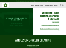 wholesomegreencleaning.com