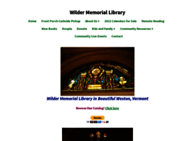 wildermemoriallibrary.org