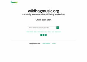 wildhogmusic.org