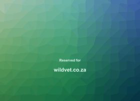 wildvet.co.za