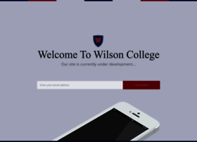 wilsoncollege.org