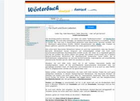 woerterbuch-deutsch-bayerisch.de