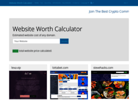 worthcalculator.website